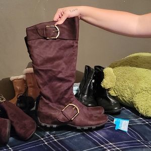 MAURICES, Size 11, Brown Knee-high boots,